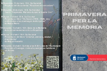 Imatge Calvià organitza la 'Primavera per la Memòria'